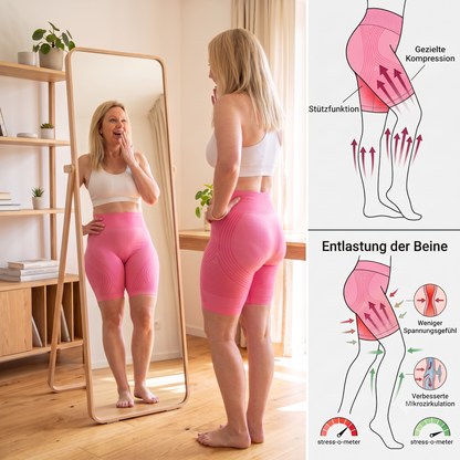 VenaMed Shorts - Kurze Kompressionsleggings I Erleichterung bei Venenbeschwerden & schweren Beinen